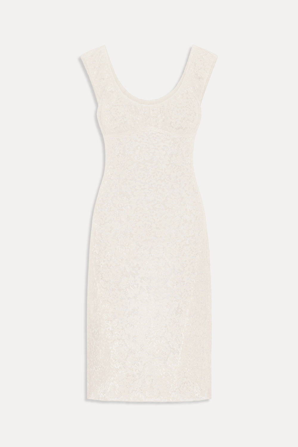 Tea Time Lace Midi Dress  Ivory Lace