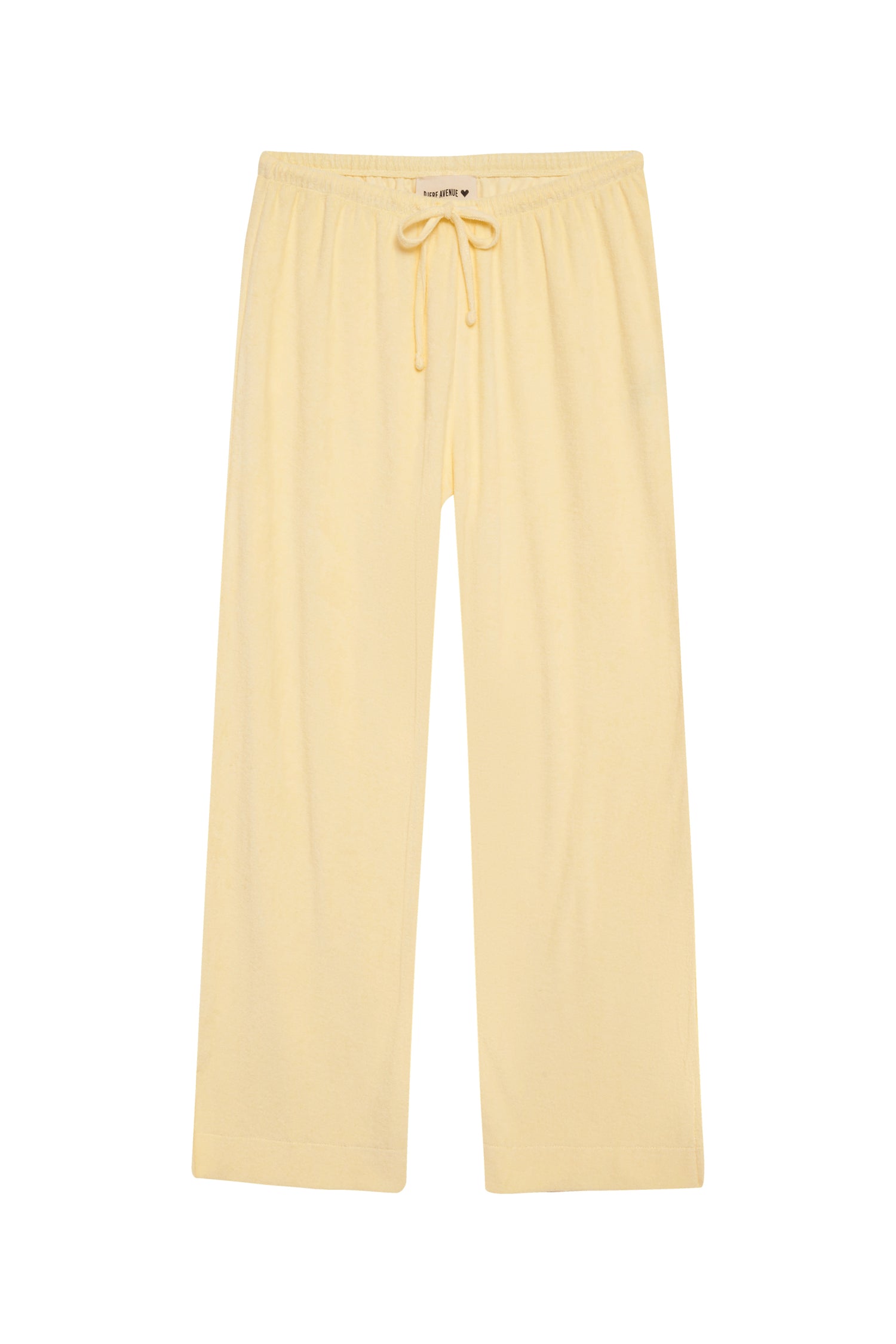 x DJERF AVENUE Terry Ankle Pants - Baby Sun