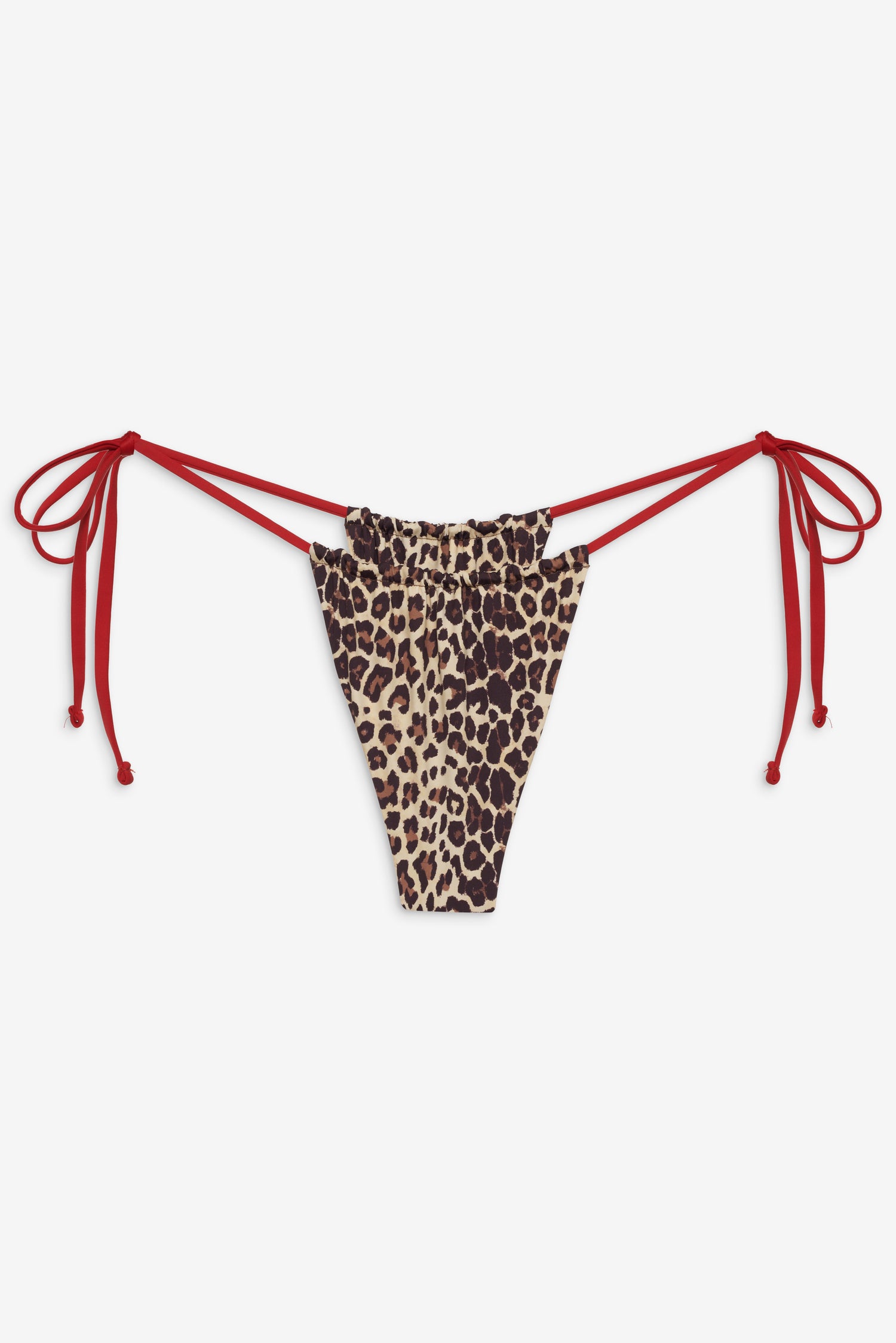 Tia Skimpy String Bikini Bottom  Cheetah