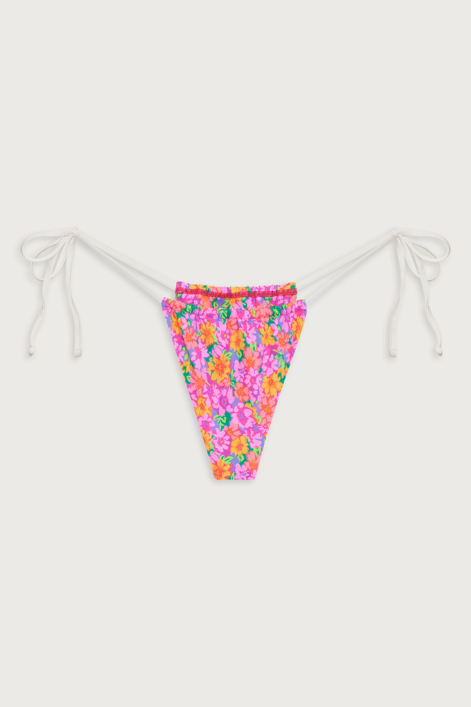 Tia Floral Skimpy Bikini Bottom - Daisy Pond
