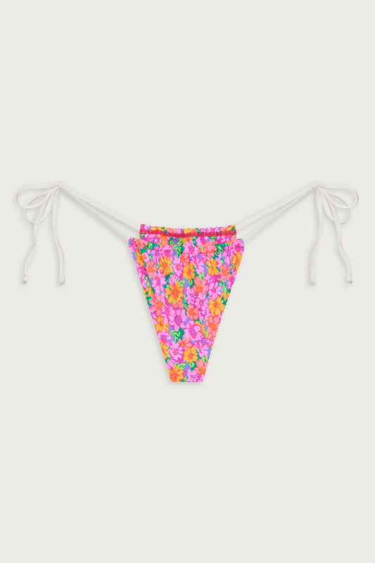 Tia floral skimpy bikini bottom daisy pond by Frankies Bikinis 