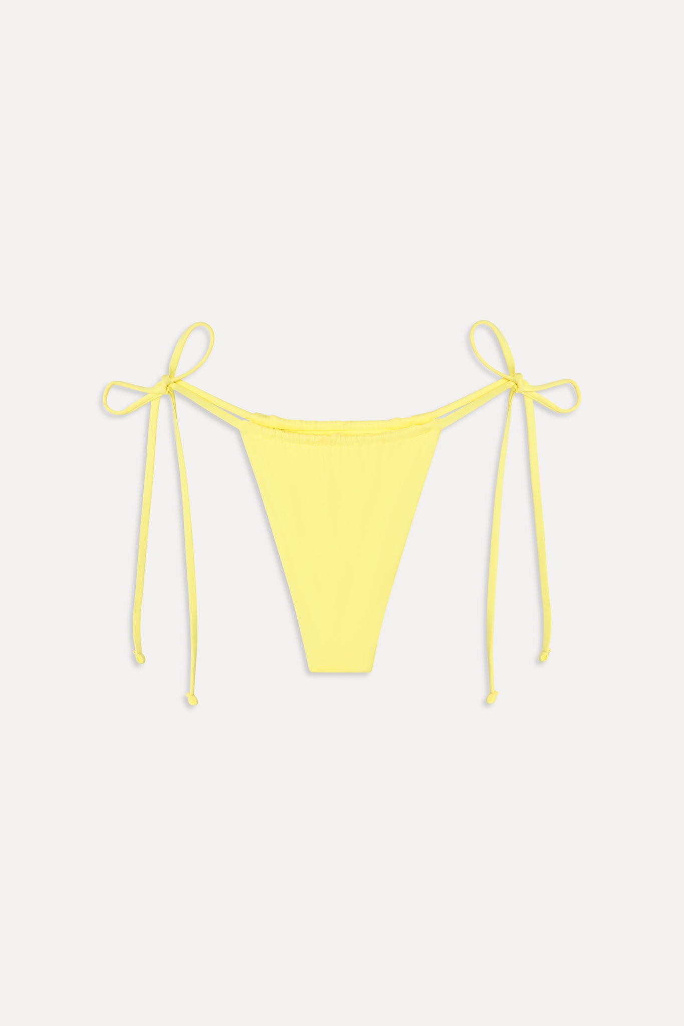 Tia Skimpy String Bikini Bottom  Yellow Iris