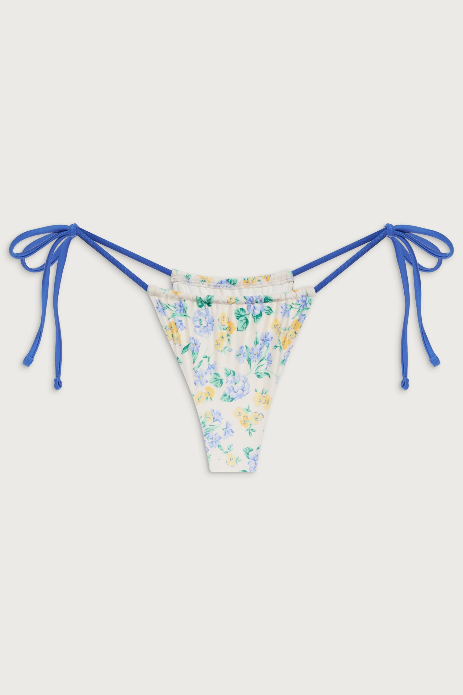 Tia Shine Skimpy Bikini Bottom  Coastal Floral