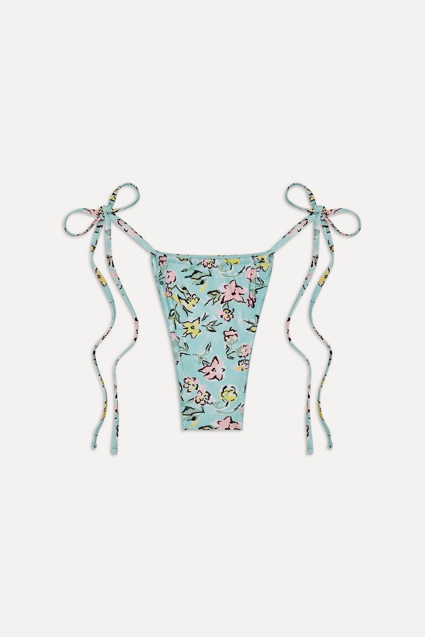 Tidal Micro String Bikini Bottom  Pastel Peony