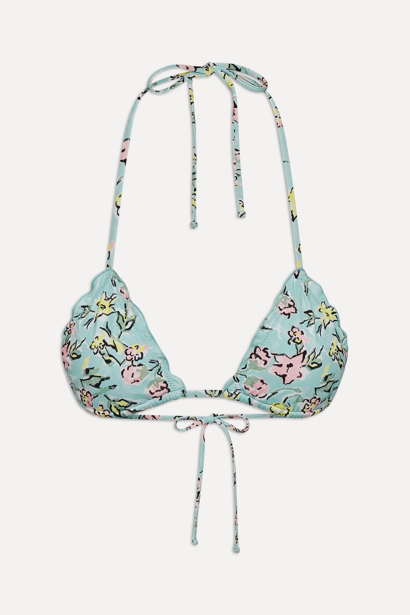 Tidal Skimpy Triangle Bikini Top  Pastel Peony