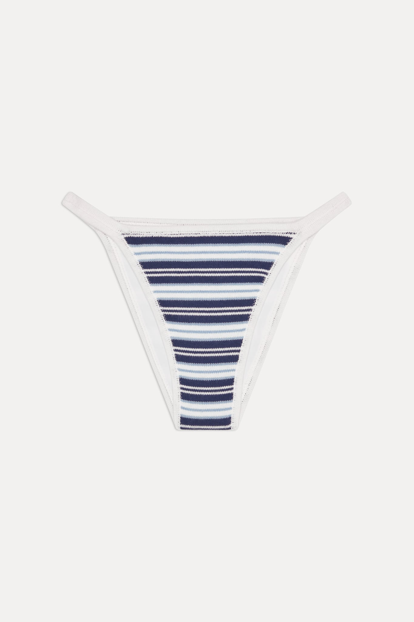 x JENNIE Tide Knit Bikini Bottom  Arctic Stripe
