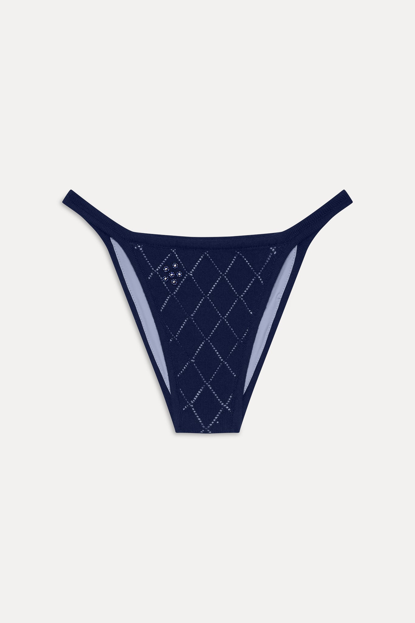 Tide Cheeky Bikini Bottom  Diamond Stitch