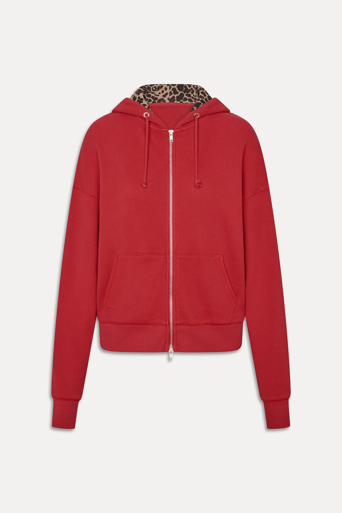 Weekend Zip Up Hoodie  Strawberry Red