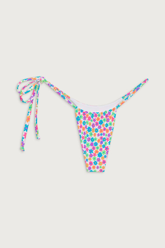 Ziggy floral skimpy bikini bottom forever flower by Frankies Bikinis 