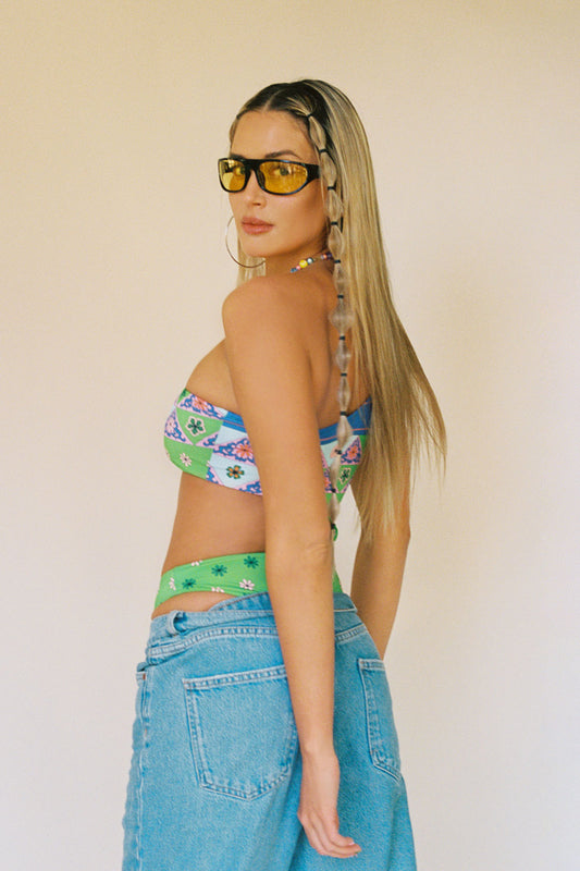 Cash Versailles Floral One Piece by Frankies Bikinis 