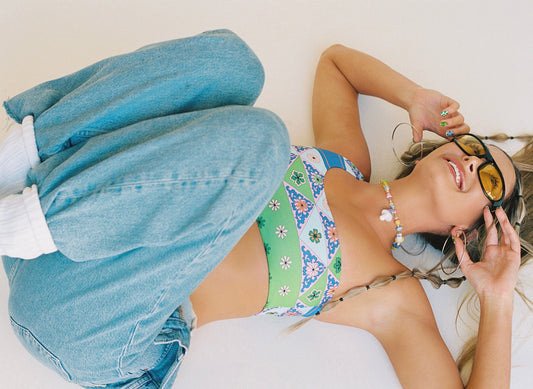 Cash Versailles Floral One Piece by Frankies Bikinis 