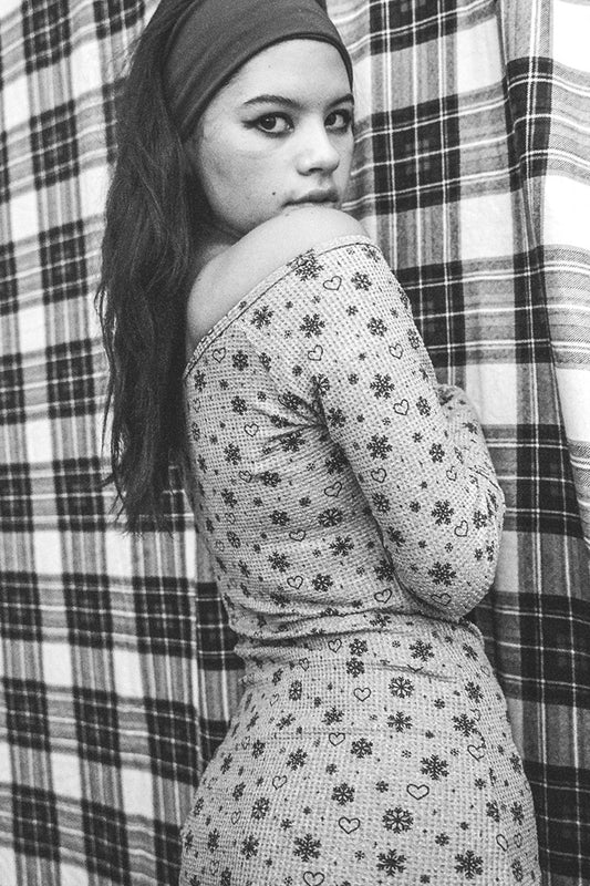 Products Lumi Waffle Mini Dress  by Frankies Bikinis 