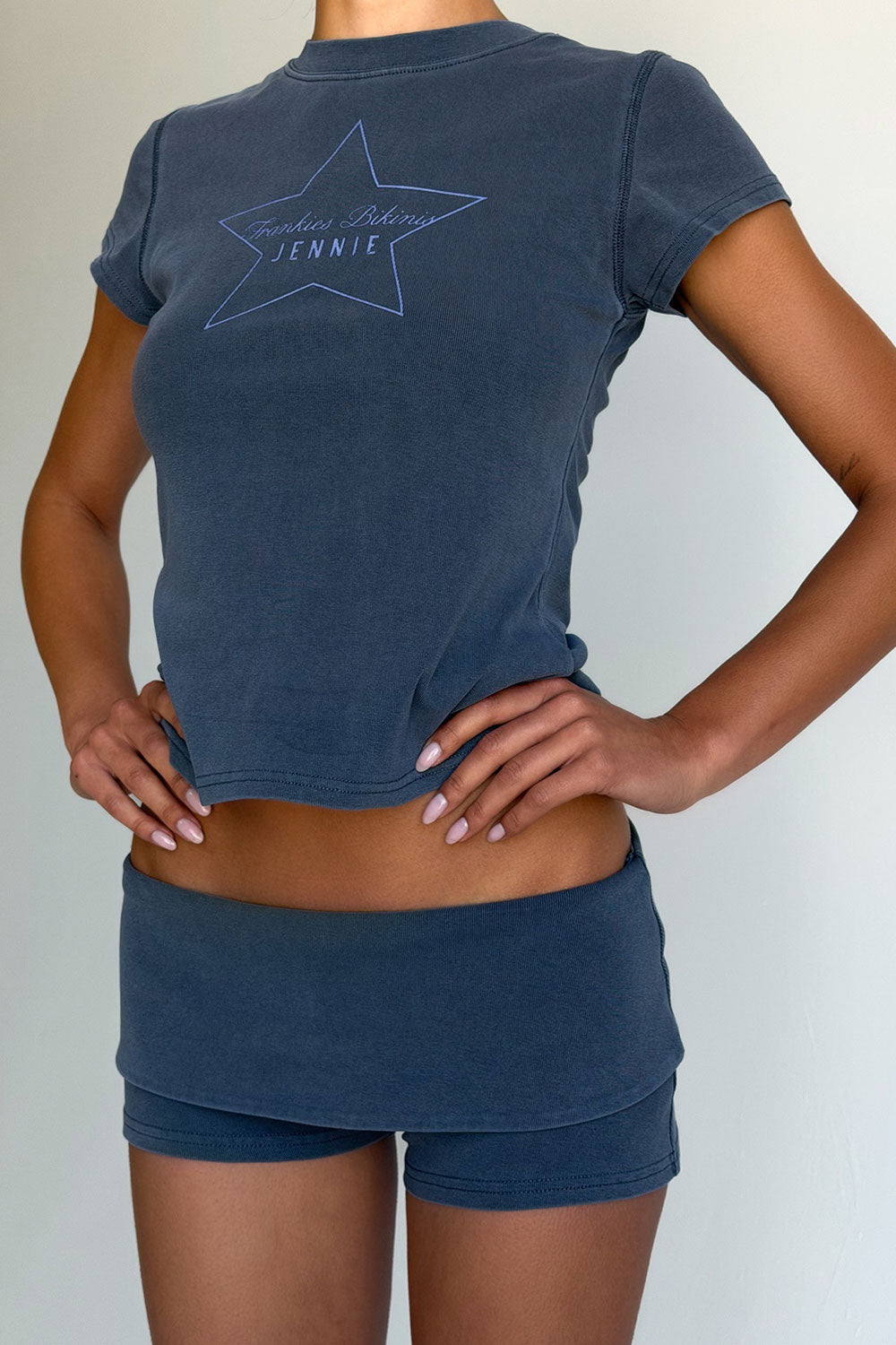 x JENNIE Eva Cotton Tee  Comet