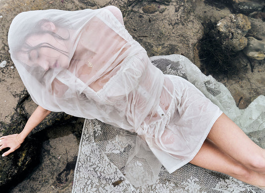 Christa Ruffle Mini Dress Sunrose by Frankies Bikinis 