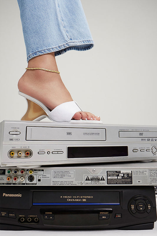 Shoes Campaign Surf Fin Heel Optic White by Frankies Bikinis 