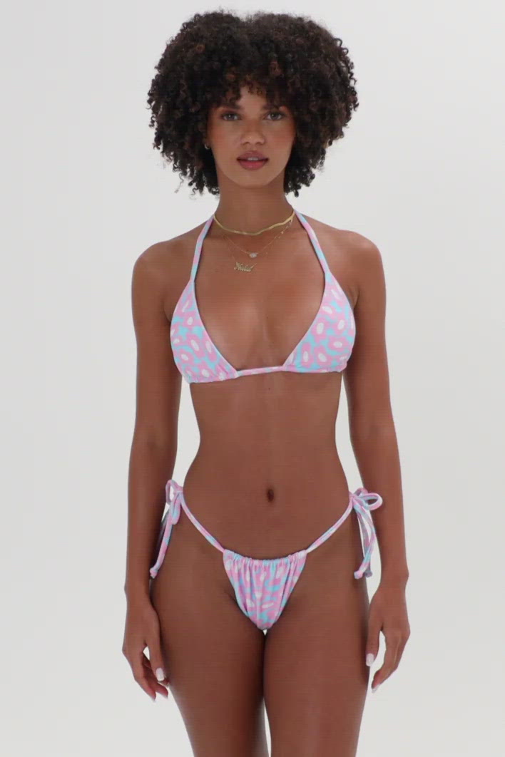 Tia Terry Triangle Bikini Top Daisy Dream Video