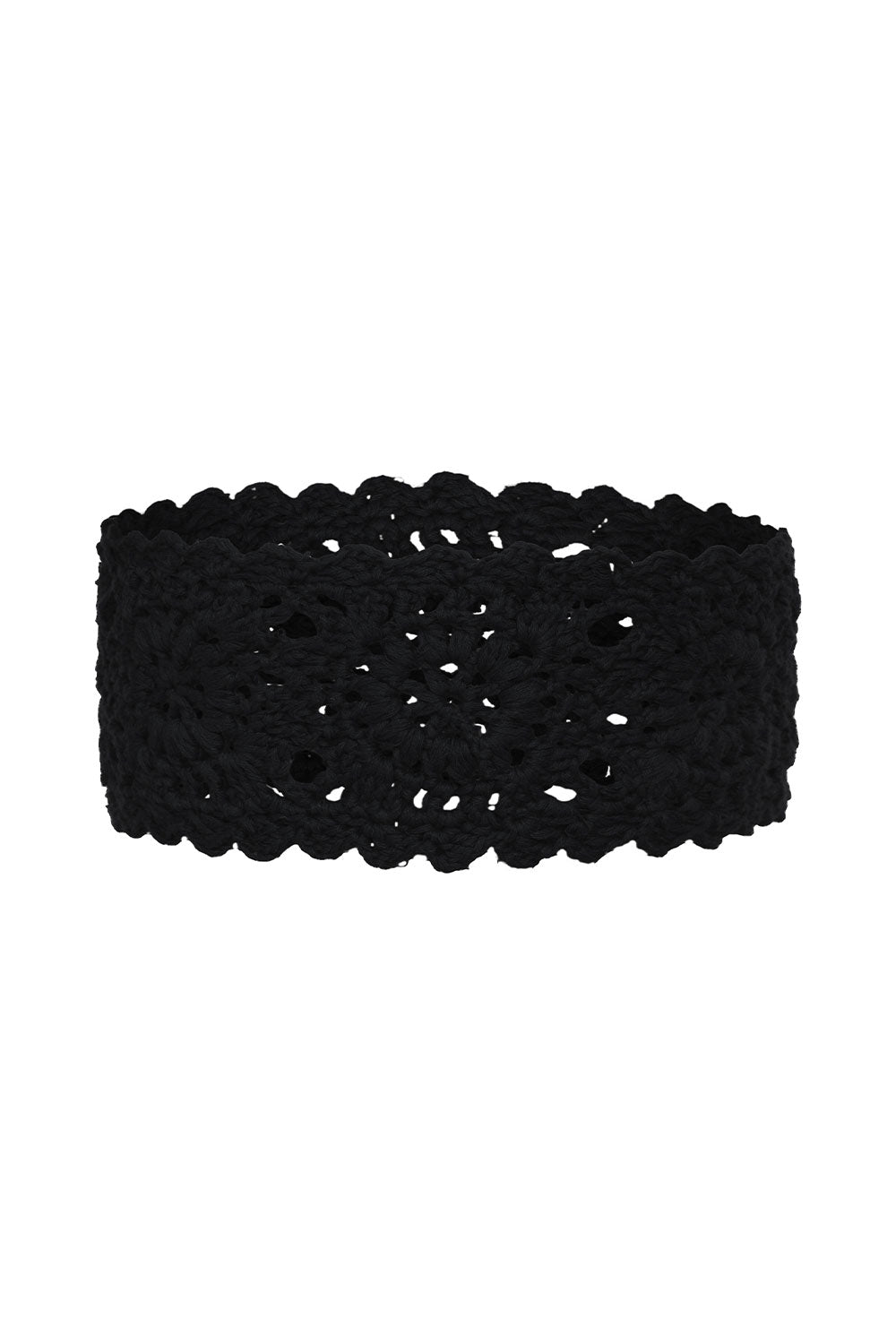 Amore Crochet Headband - Black