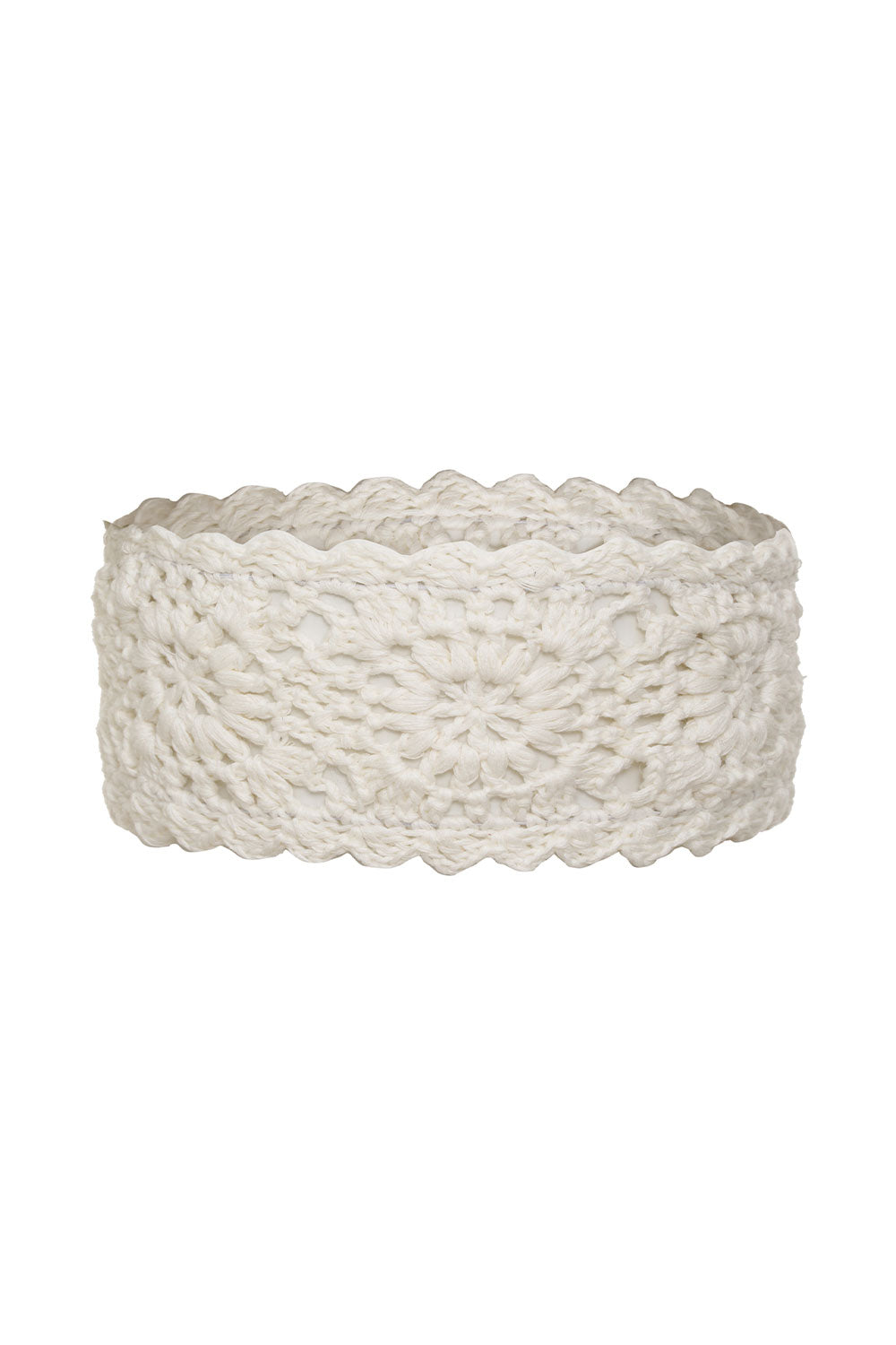 Amore Crochet Headband - White