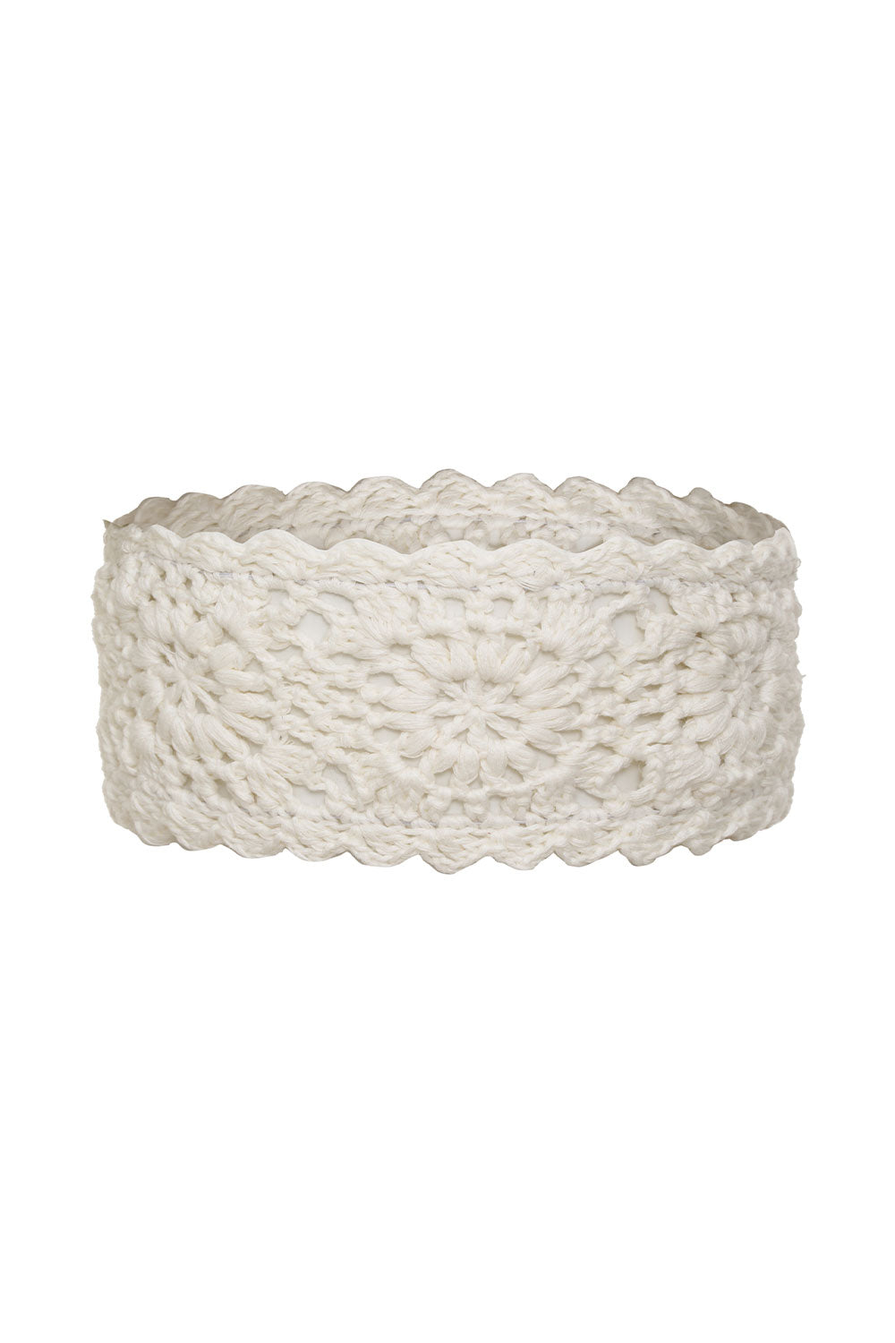 Amore Crochet Headband  White