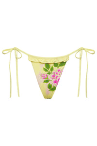 Camilla Floral String Bikini Bottom Mojito