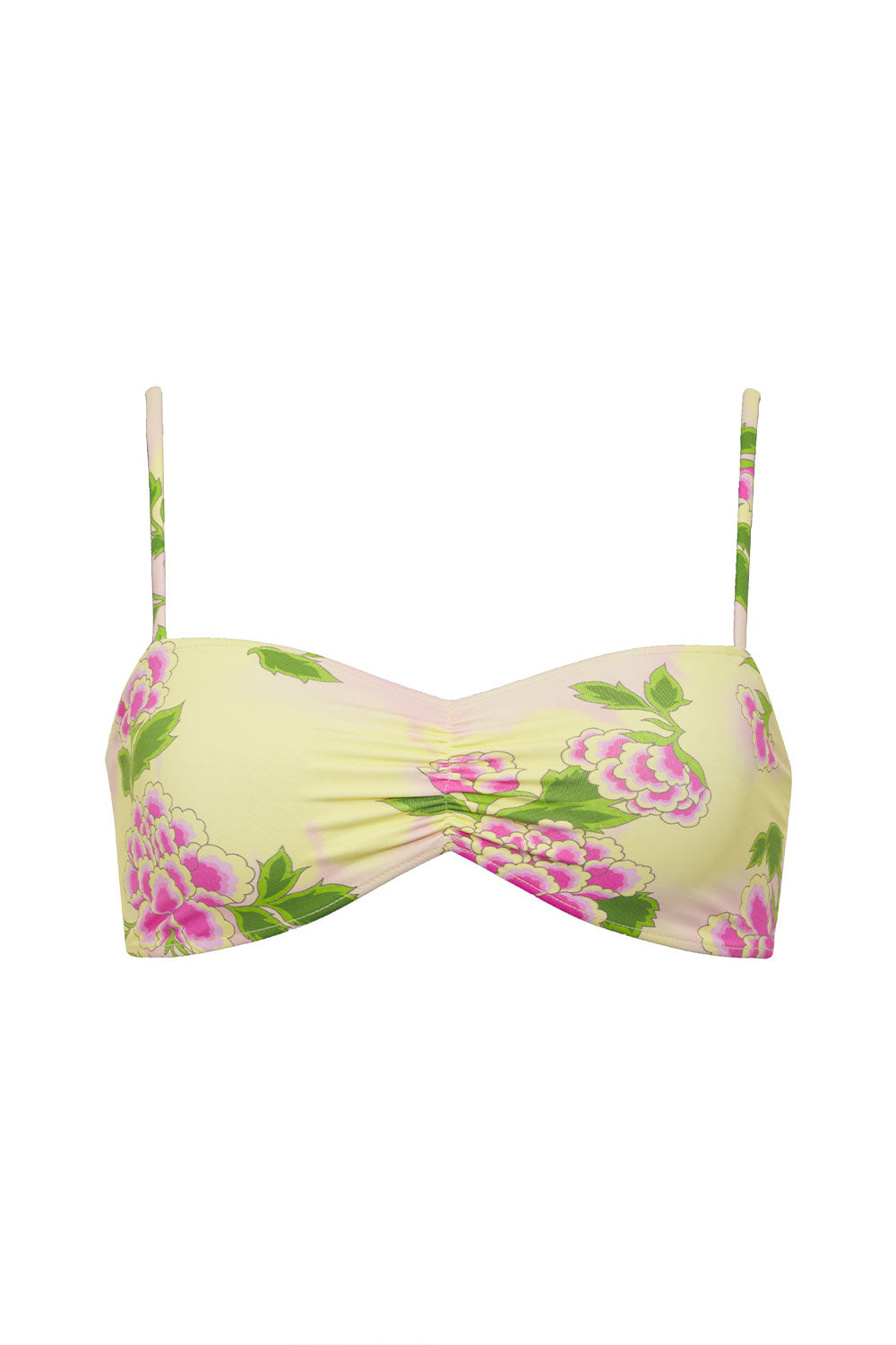 Cleo Floral Bralette Bikini Top - Mojito