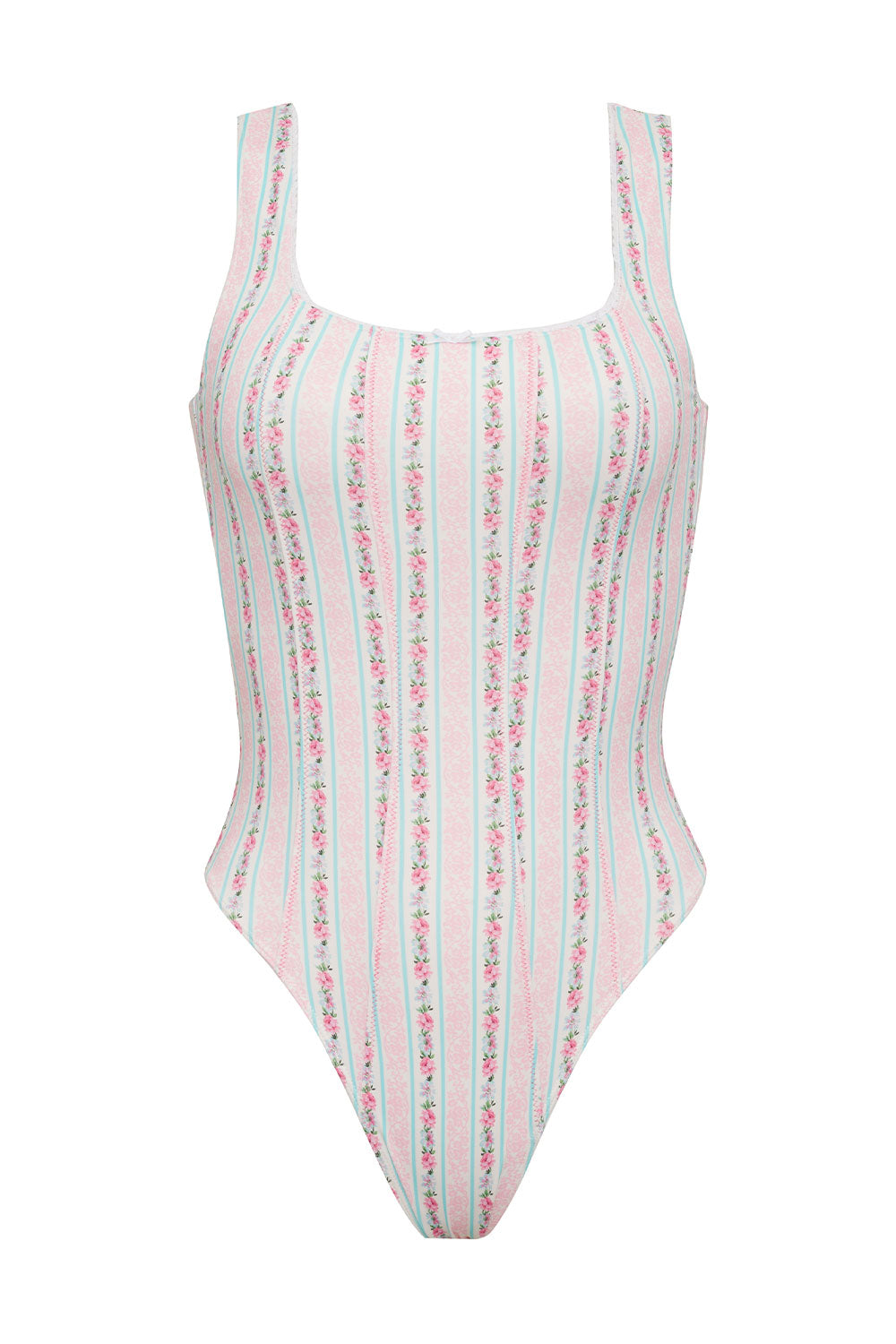 Buy One-Piece Swimsuit, Floral Monokini Swimsuit at LeStyleParfait