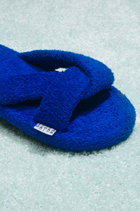 Juna Pacific Blue Terry Slide Sandals