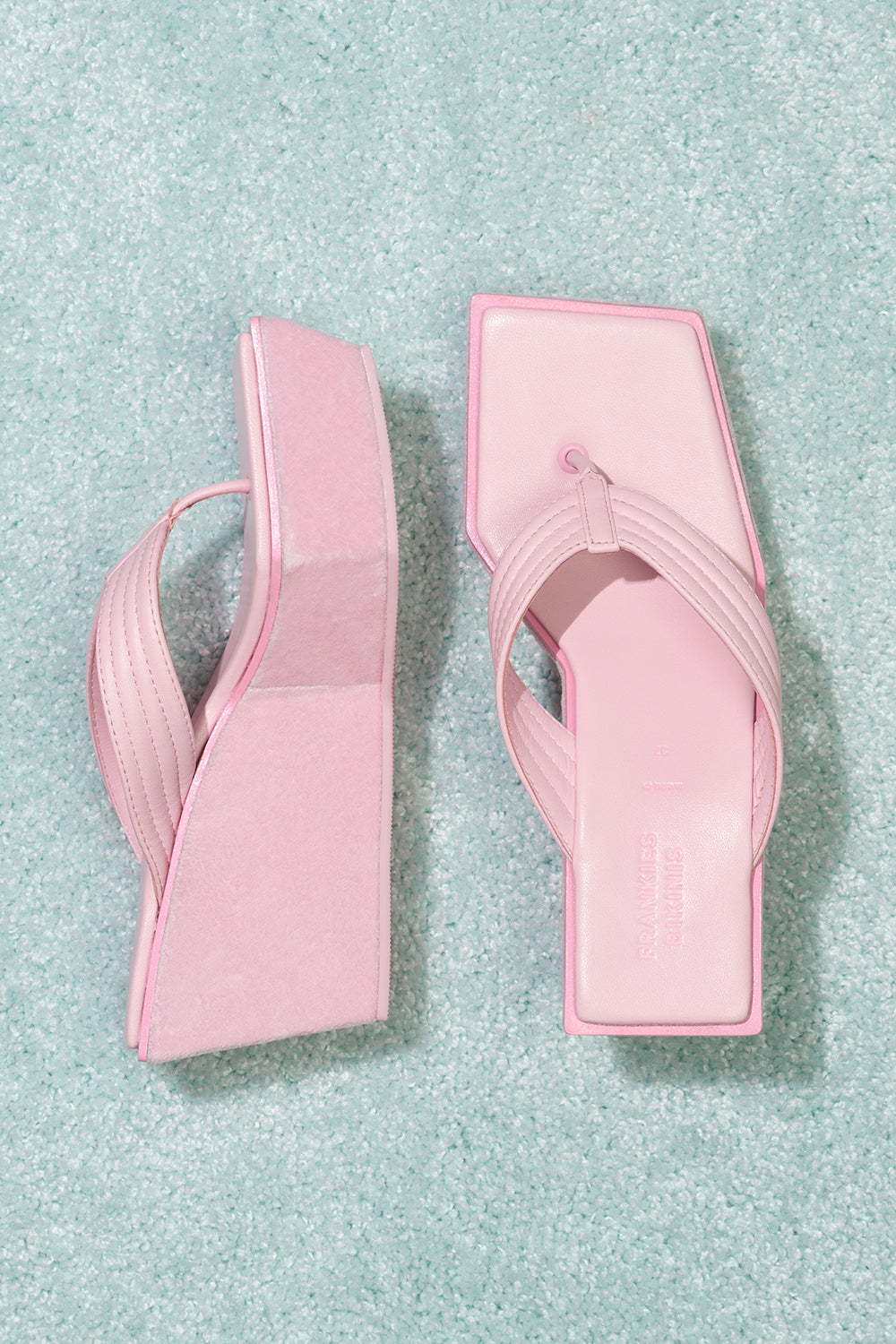 LA Girl Platform Flip Flop - Baby Pink