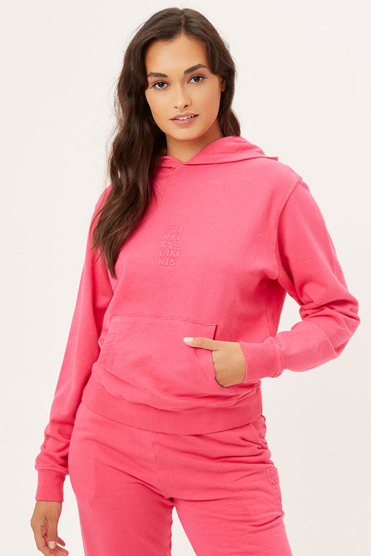 Product--Aiden Rosewood Pink Oversized Hoodie