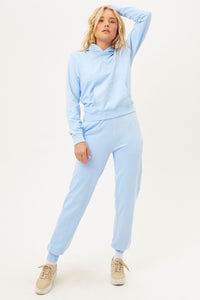 Aiden Chambray Oversized Hoodie
