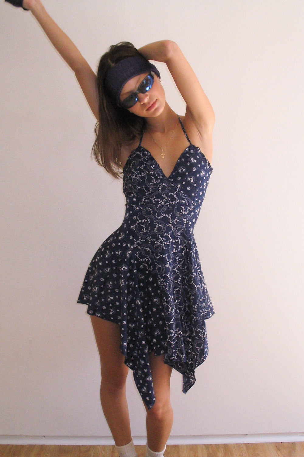 bandana flounce mini halter dress Anastasia Bandana Halter Dress