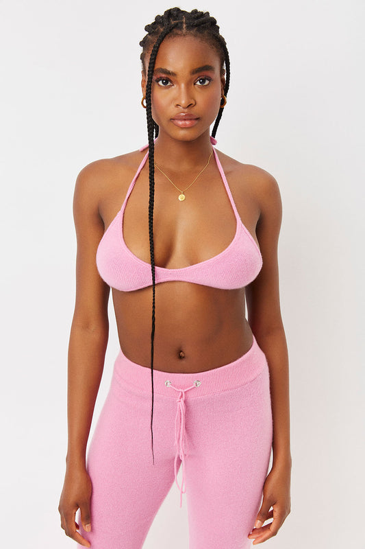 Product--boardwalk rose pink cashmere bralette