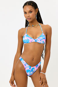 Boardwalk Mesh String Bikini Top Tropic Love