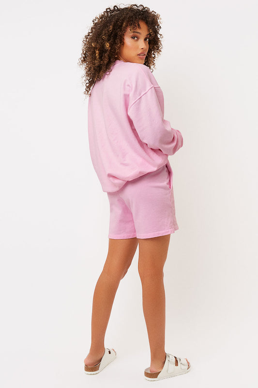 Product--Burl Love Pink Oversized Sweatshort