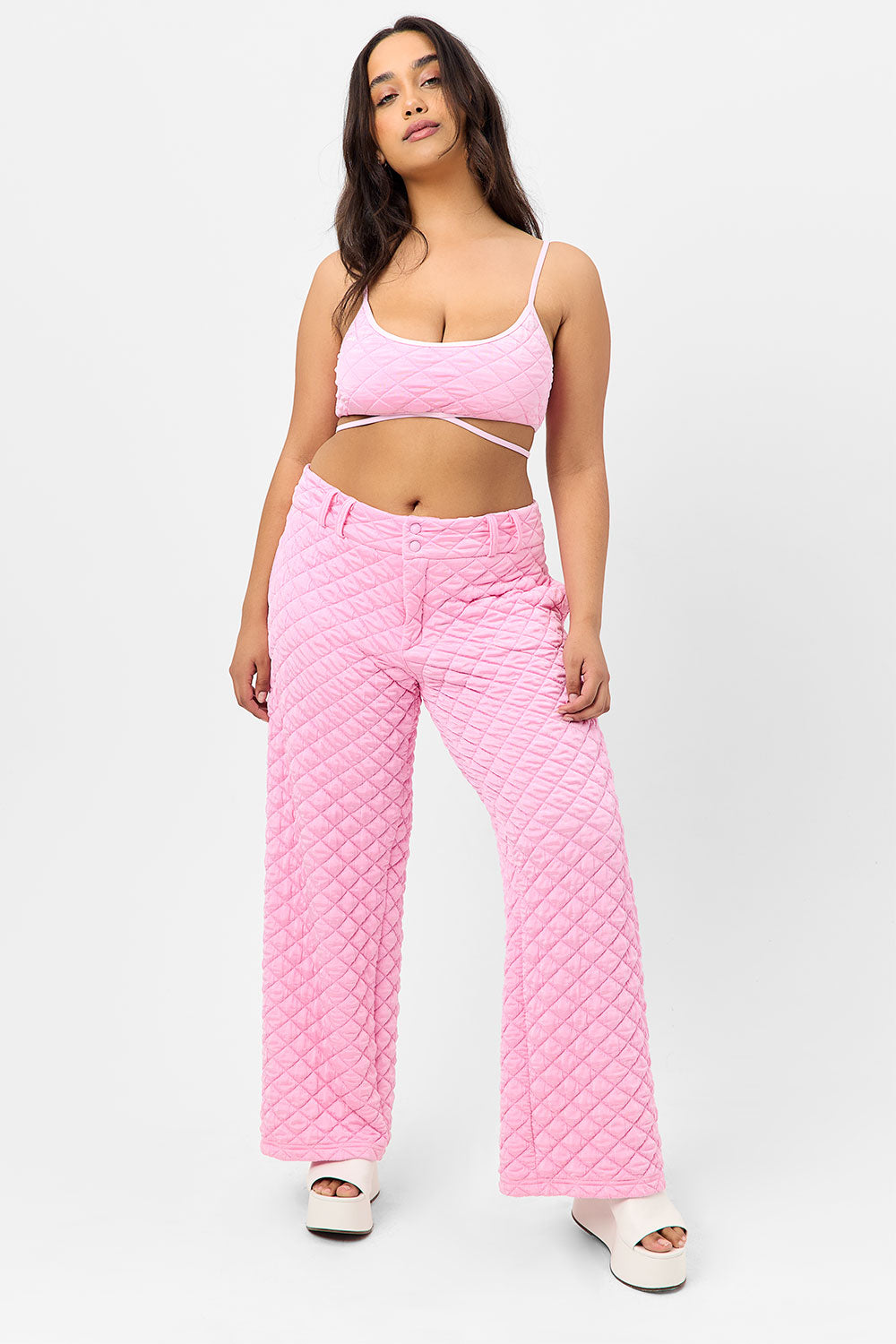 Chilli Cargo Pant - Baby Pink