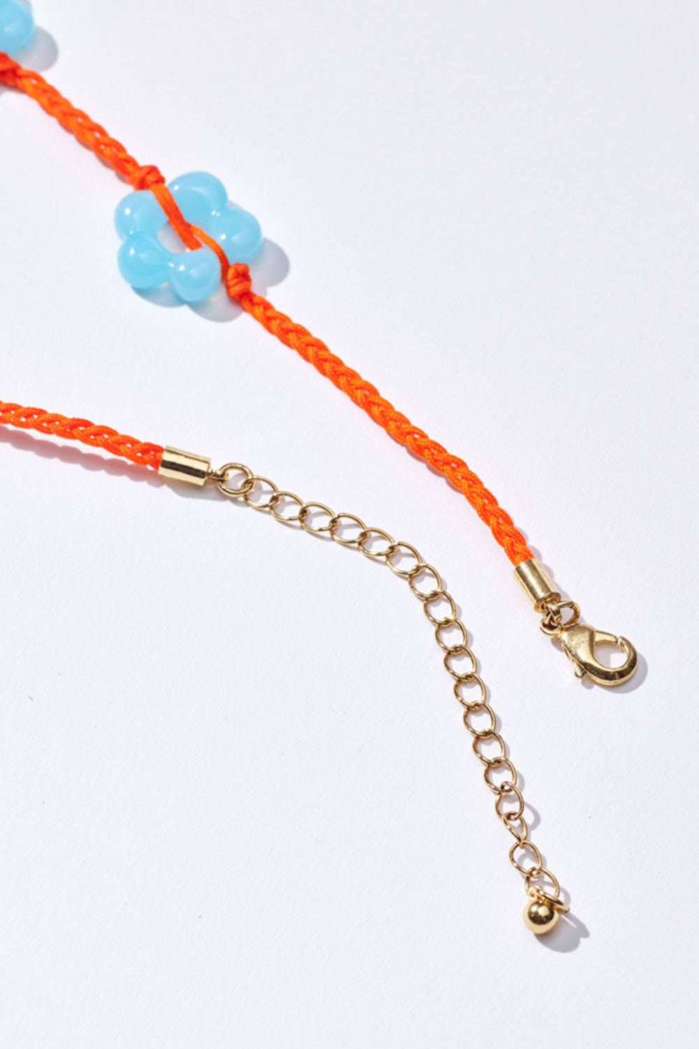 Daisy Chain Necklace - Papaya