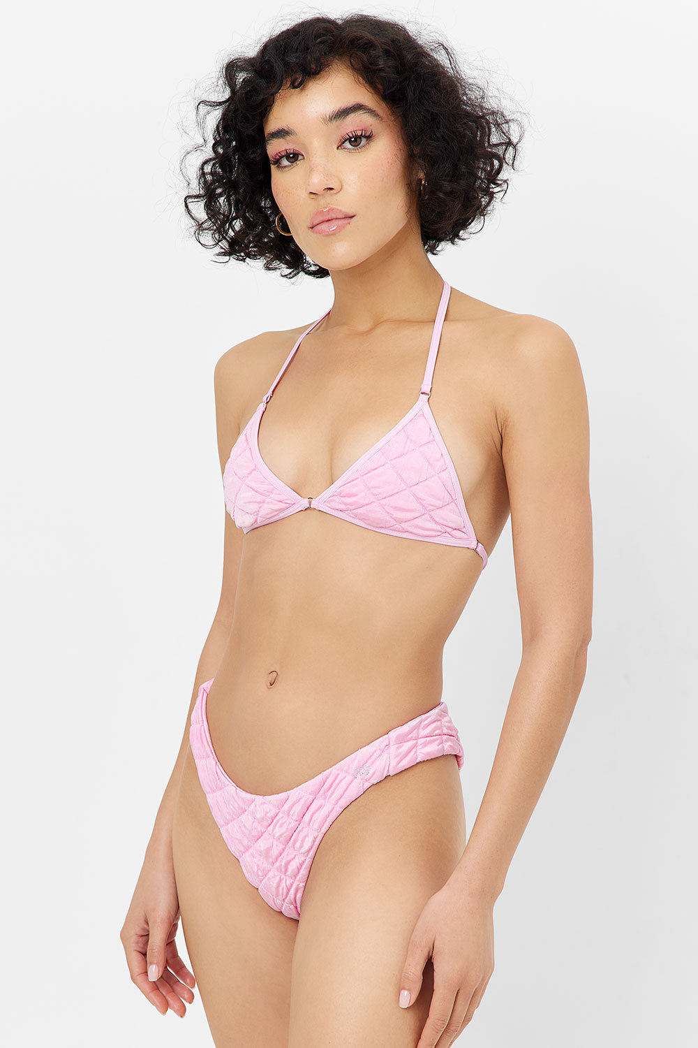 Dawson Cheeky Bikini Bottom - Baby Pink