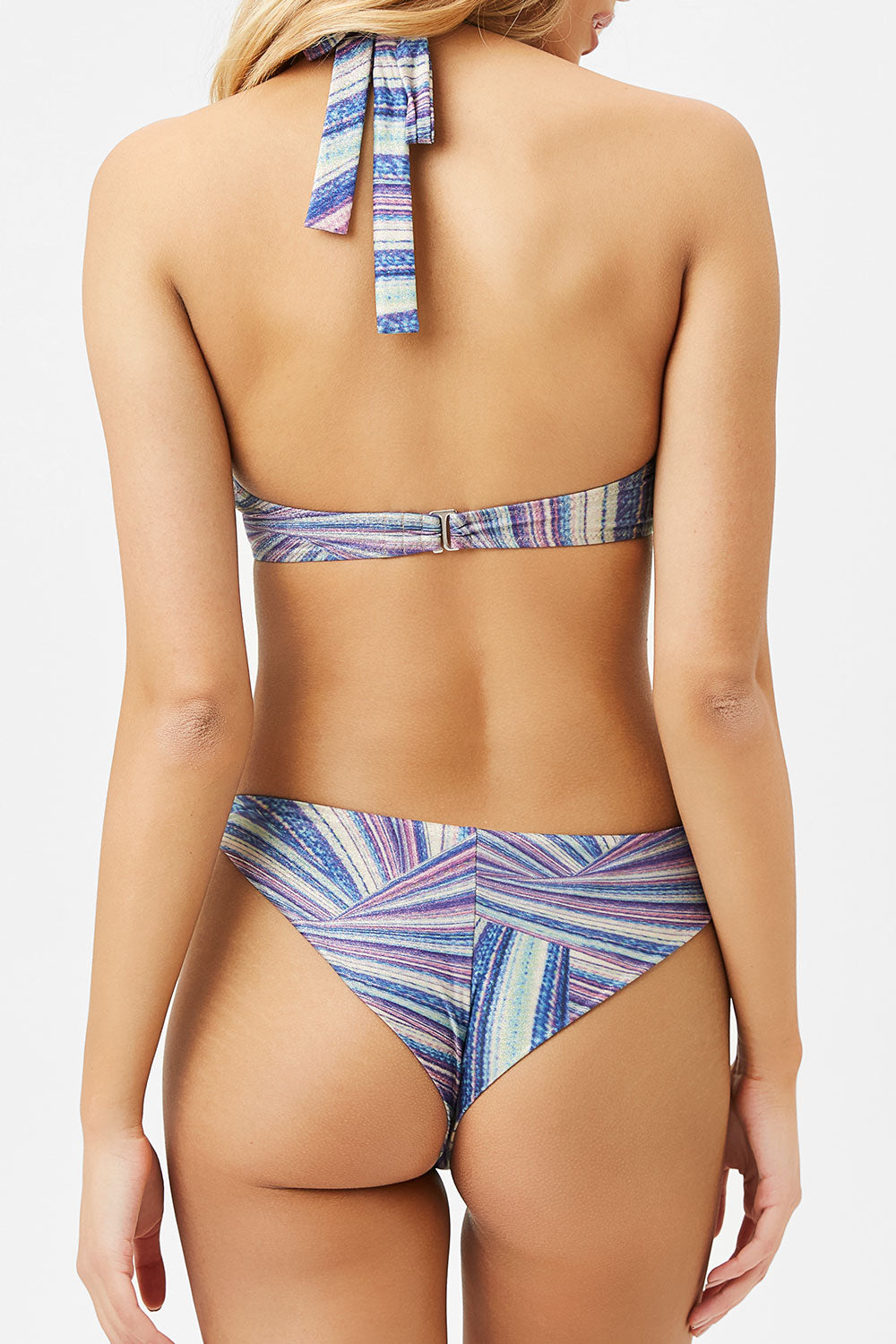 Dawson Cheeky Bikini Bottom  Shimmy Blue