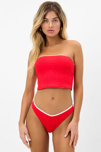 enzo flame red texture cheeky bottom