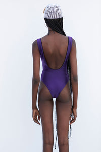 Etta Shine Cheeky One Piece Swimsuit Candied Violet