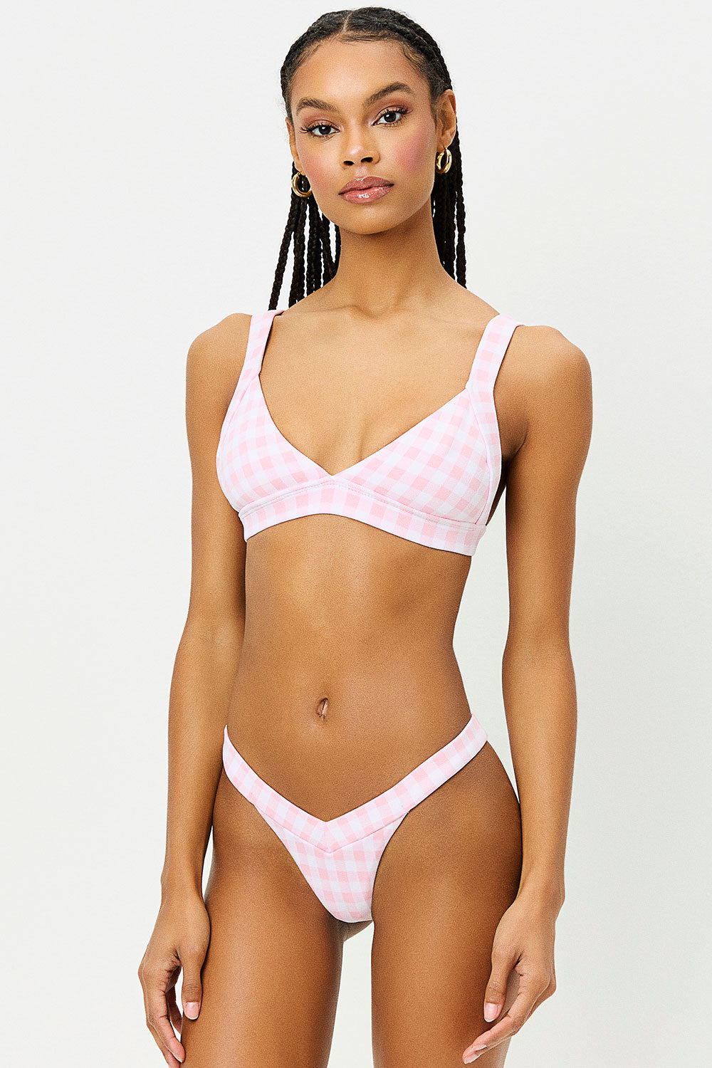 Georgia Skimpy Bikini Bottom - Pink Picnic
