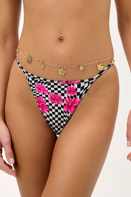 Product--Hibiscus Belly Chain Gold