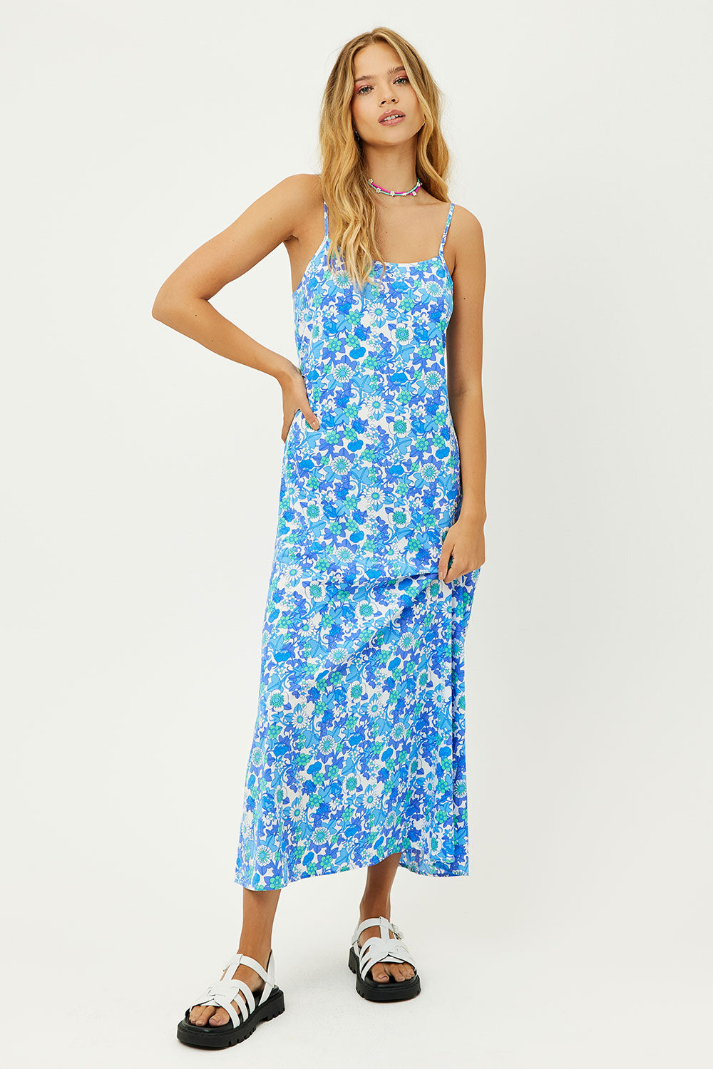 Isabel Floral Maxi Dress - Morning Glory