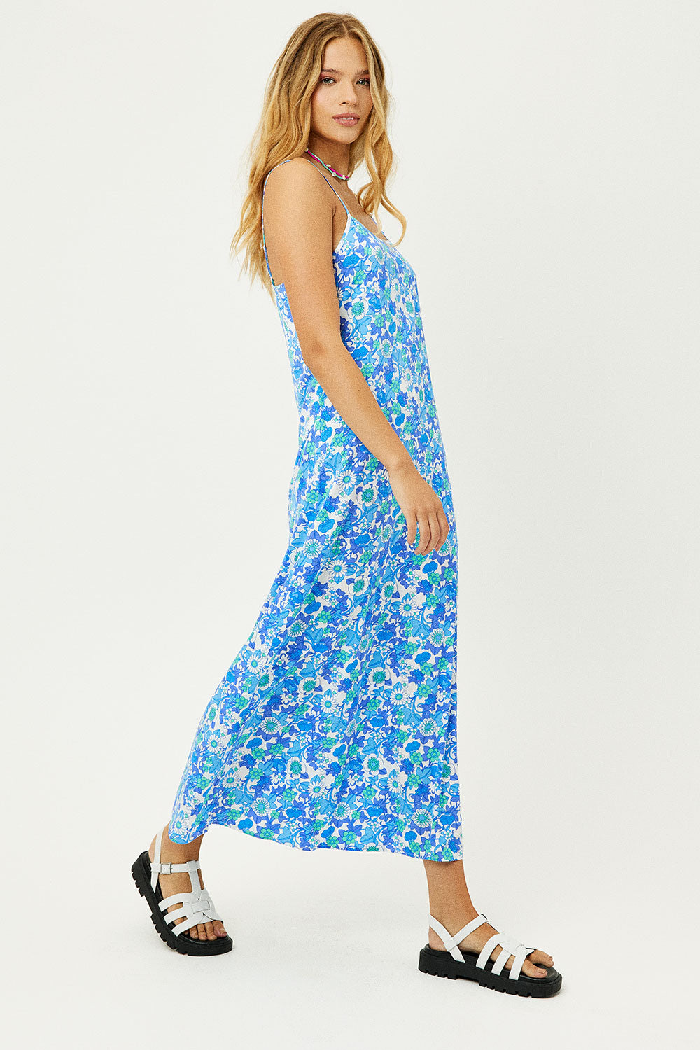 Isabel Floral Maxi Dress - Morning Glory