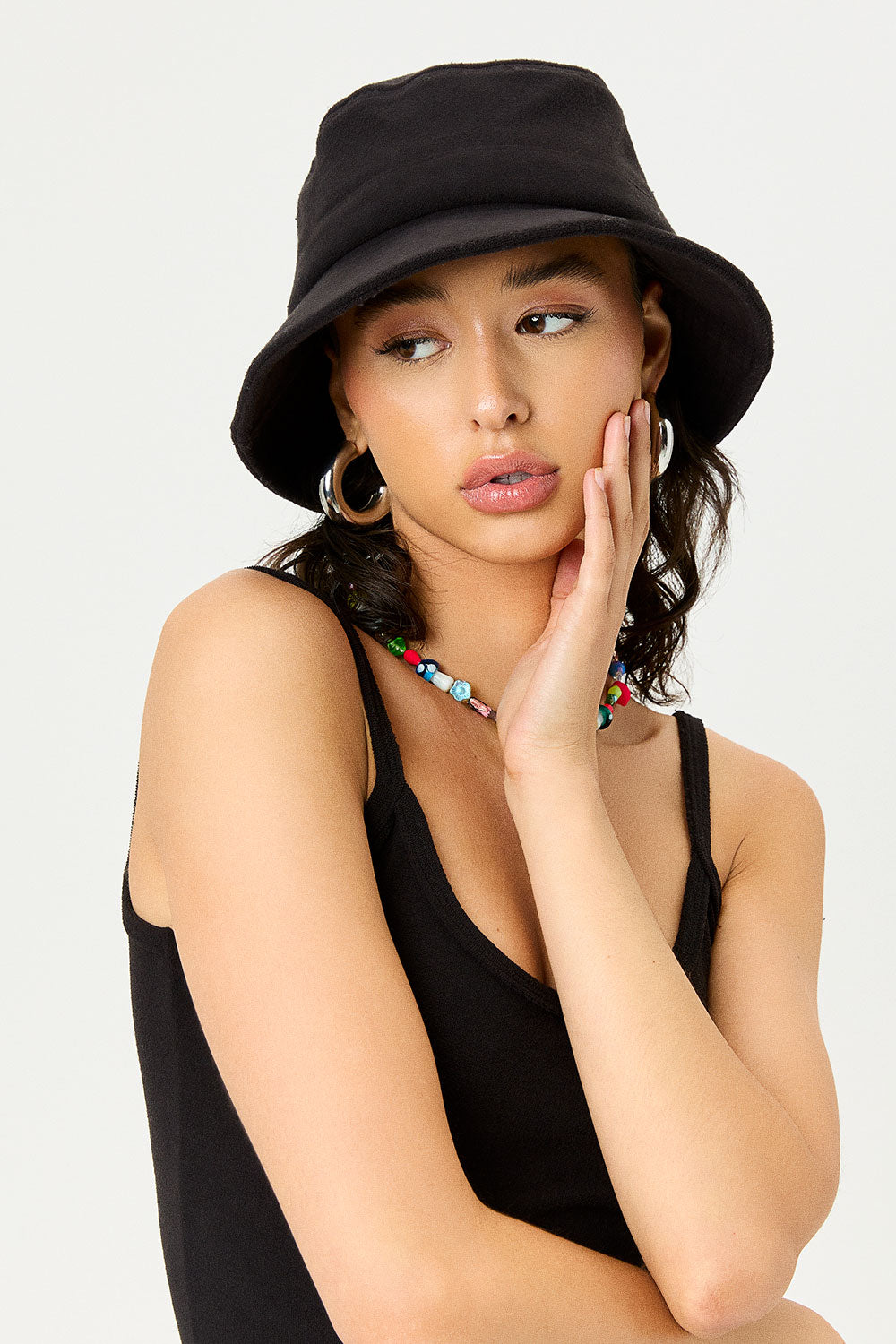 Jax Terry Bucket Hat  Black