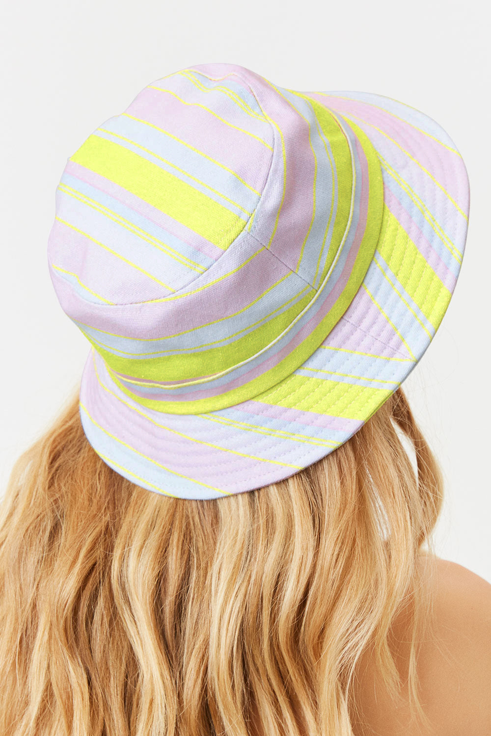 Jax Striped Bucket Hat  Summer Stripe