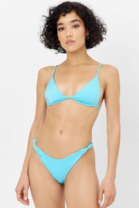 Katarina Shine Cheeky Bikini Bottom Aquamarine