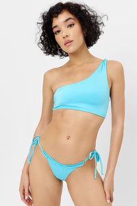 Keira Shine Cheeky Bikini Bottom Aquamarine