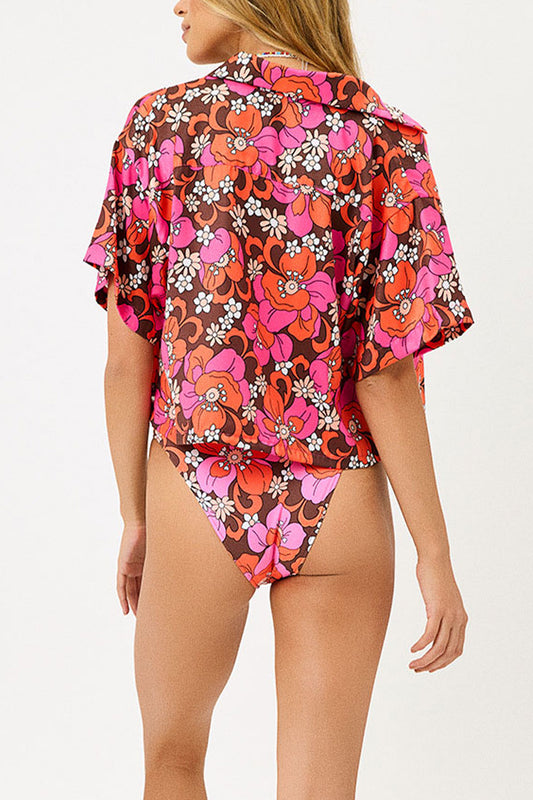 Product-Hover--Koa Satin Cover Up Shirt Tropics
