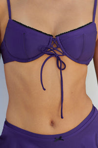 Lucia Shine Underwire Bikini Top Candied Violet